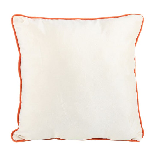 35cm Square Spooky Cat and Pumpkin Print Cushion