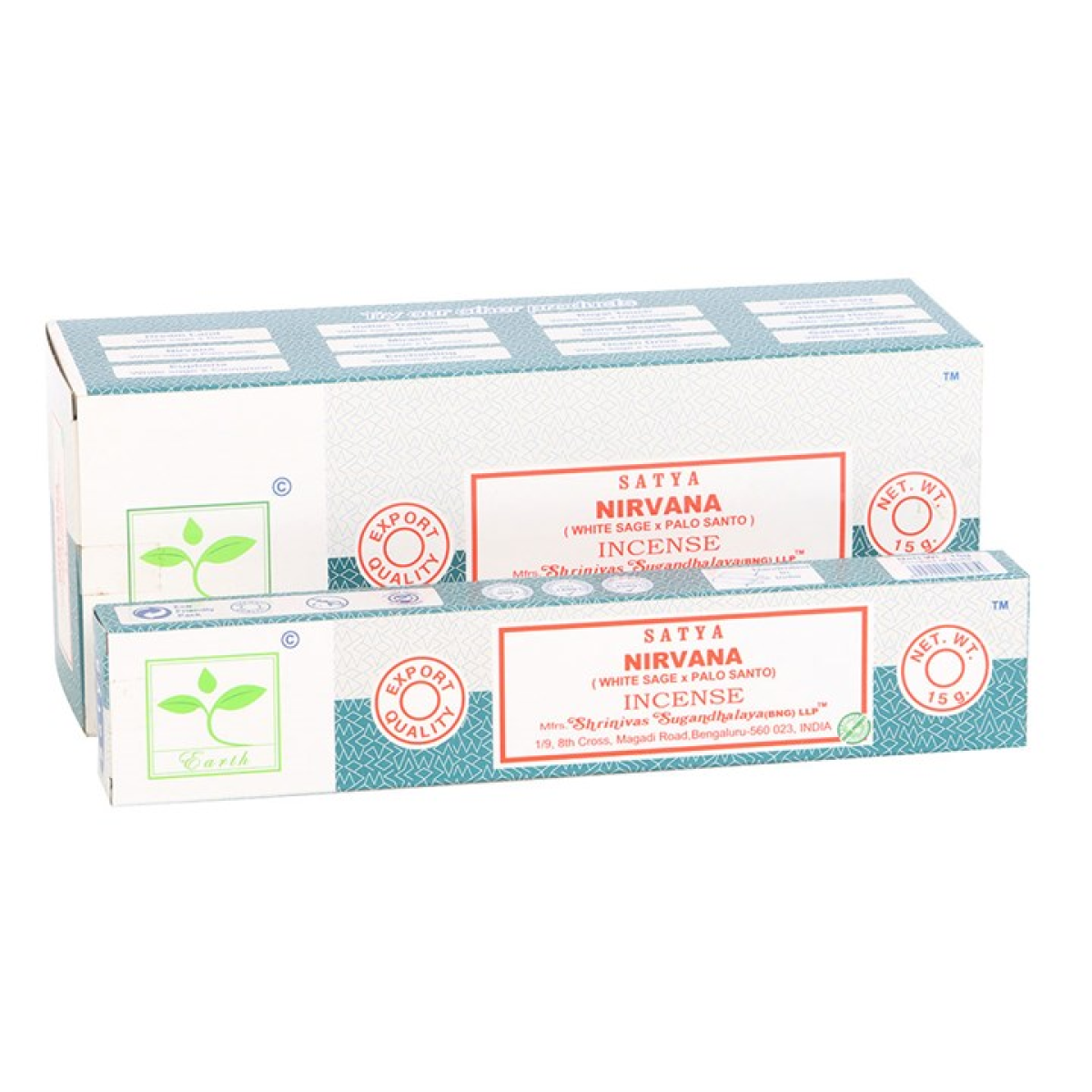 Set of 6 Earth Satya Nirvana Incense (12/50)
