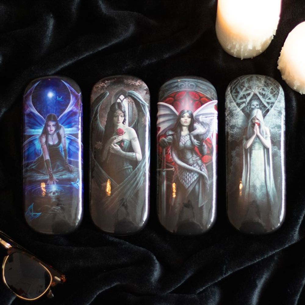 Angel Rose Glasses Case by Anne Stokes