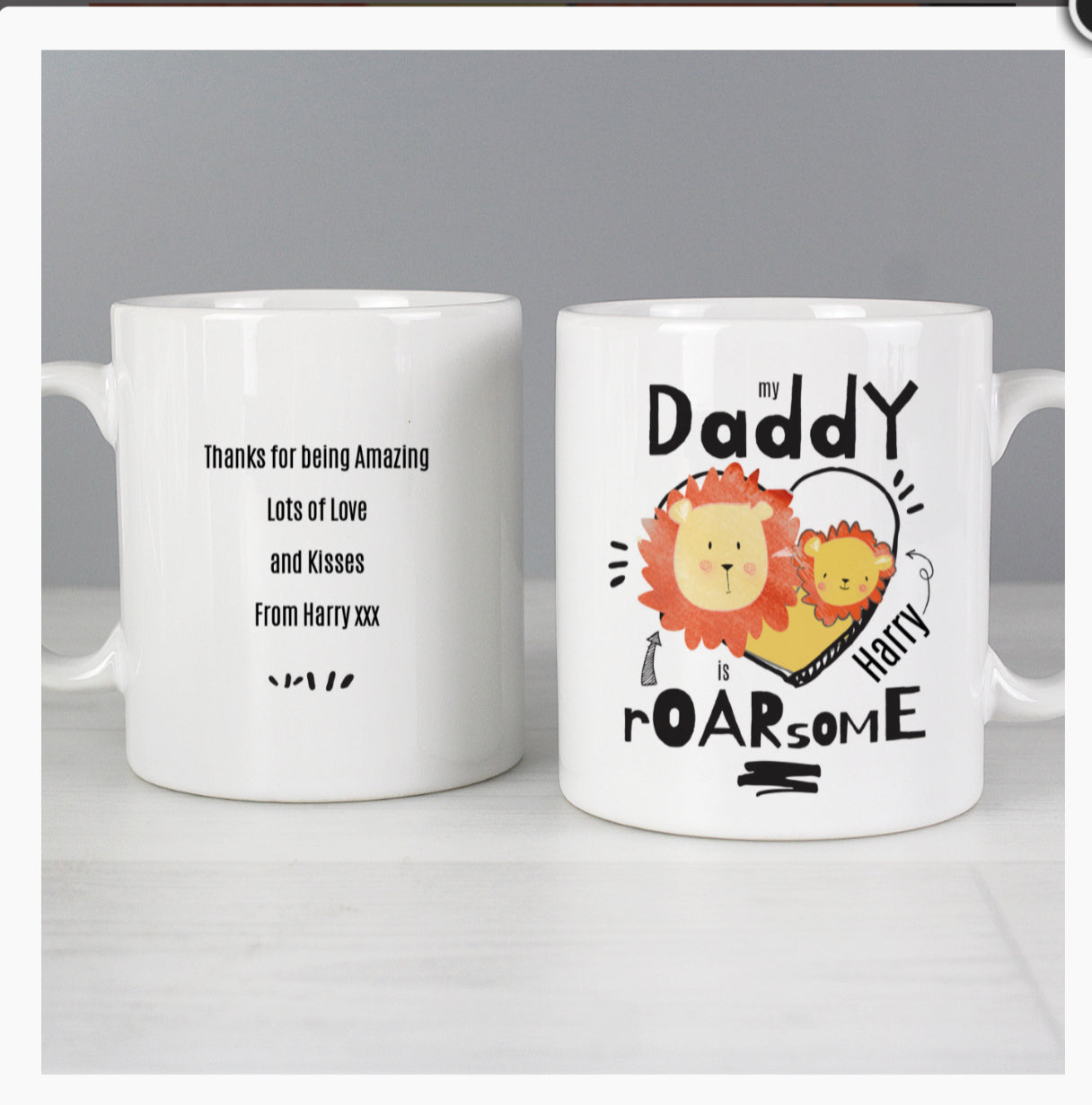 Personalised Roarsome Mug