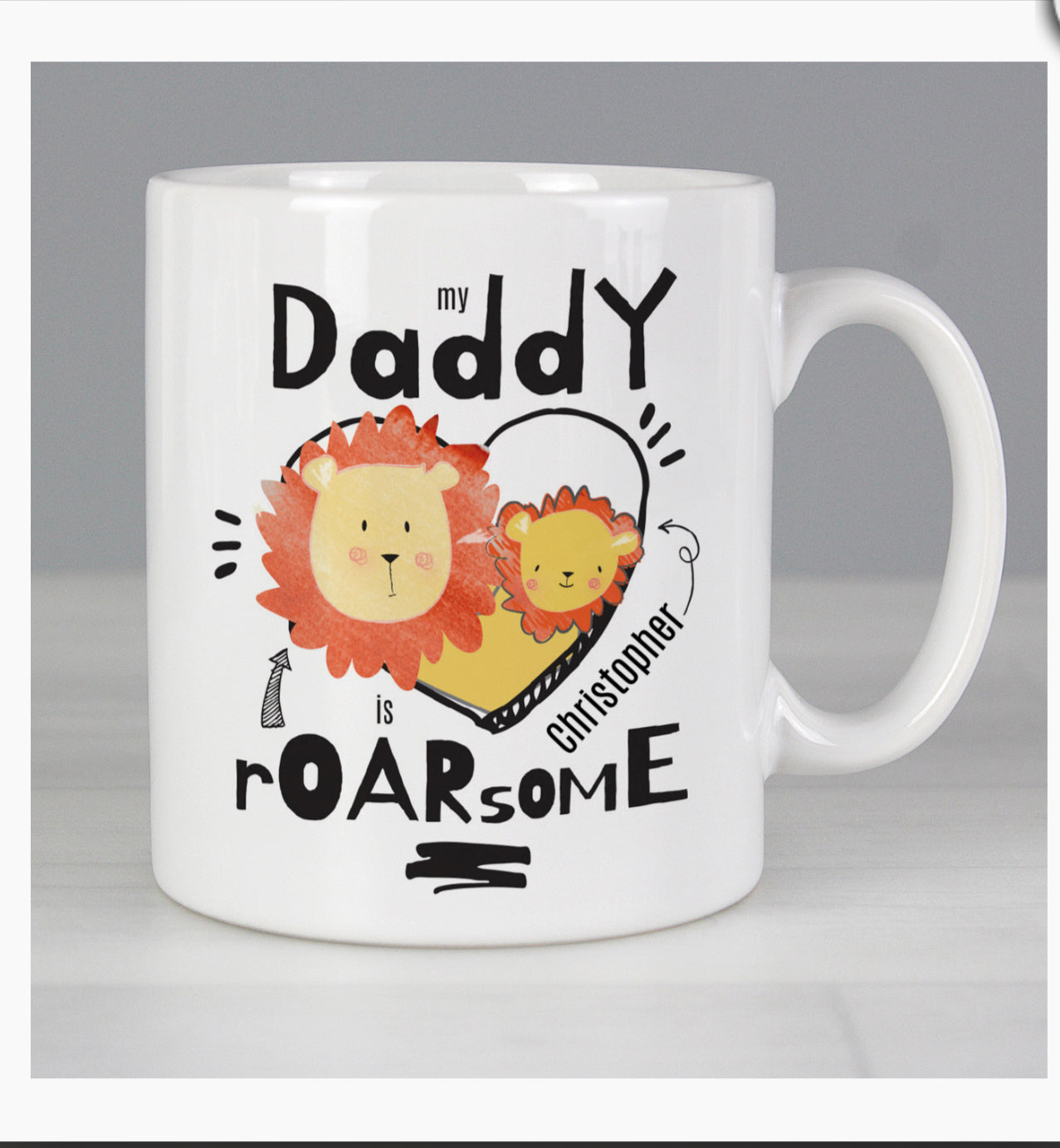 Personalised Roarsome Mug